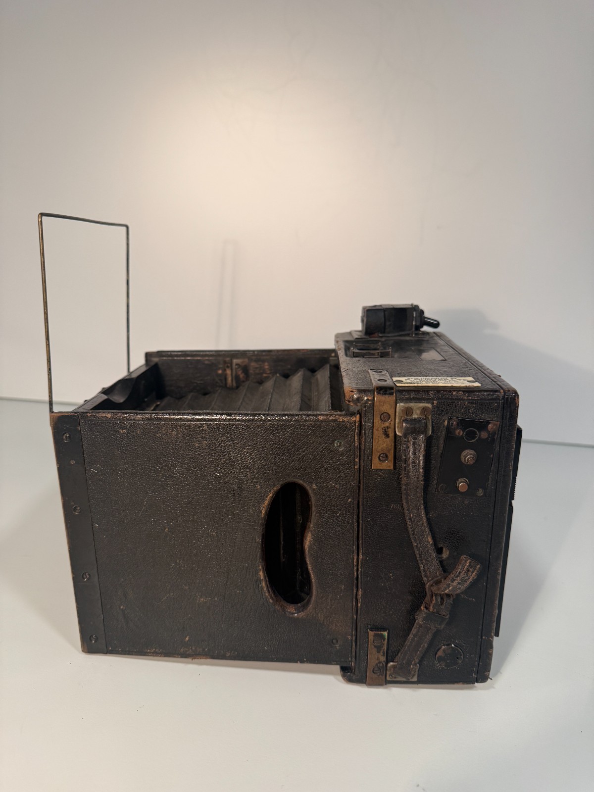 VINTAGE - PEELING & VAN NECK,LONDON FOCAL PLANE PRESS CAMERA + FILM HOLDER