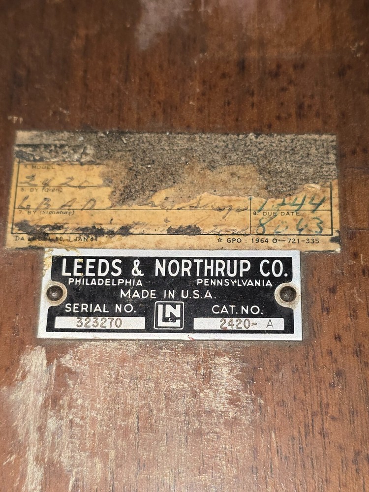 WWII 2420D Light Beam Galvenometer