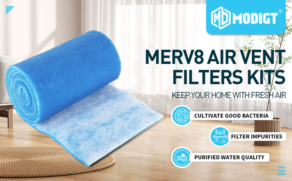 Air Vent Filter Electrostatic Roll,Fit All Ceiling RV air conditioning filter