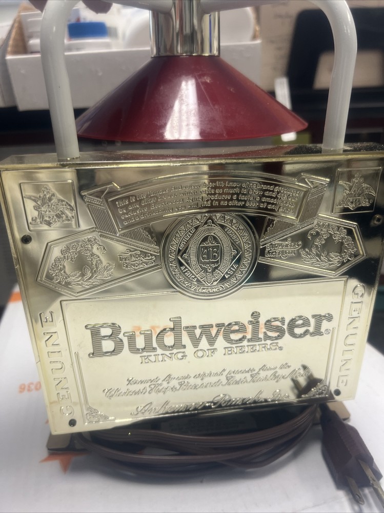 budweiser Collectible clock vintage