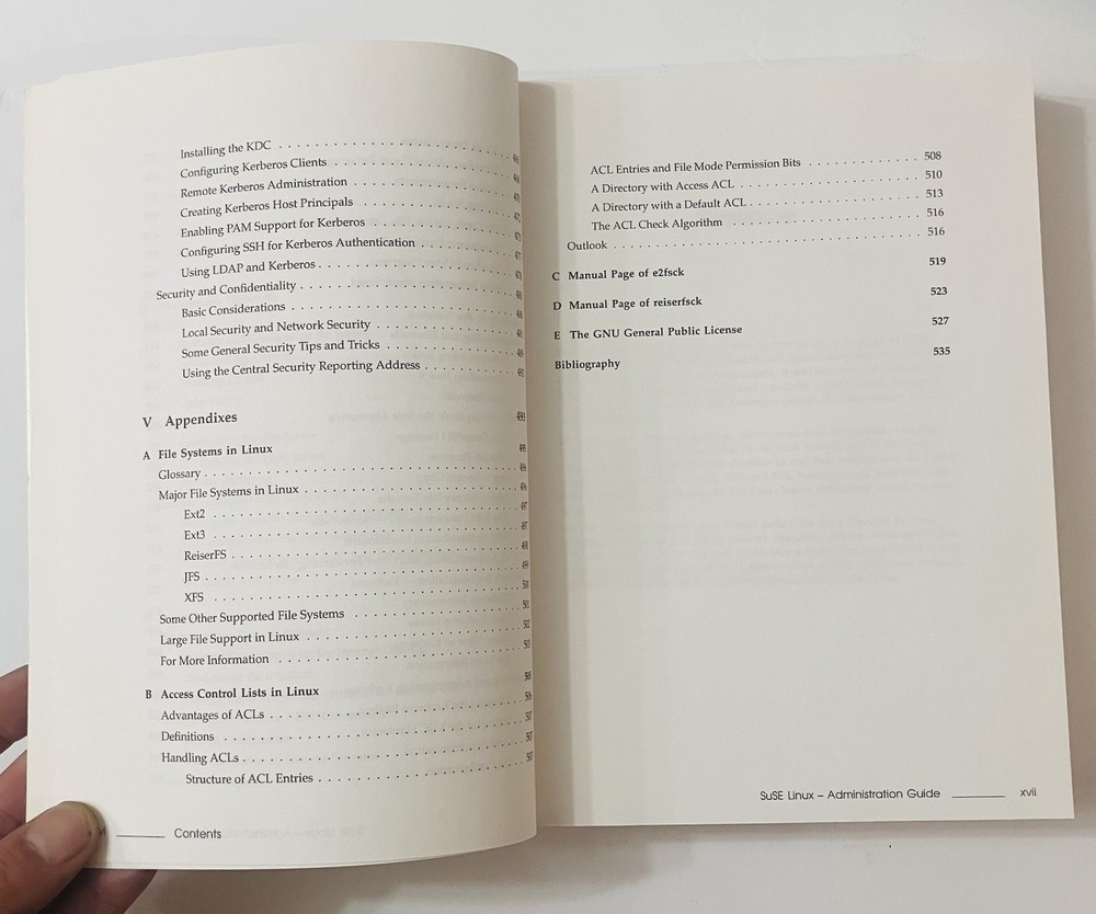 SuSE Linux 8.2 Administration Guide (2003) Vintage Linux Manual | VG Condition