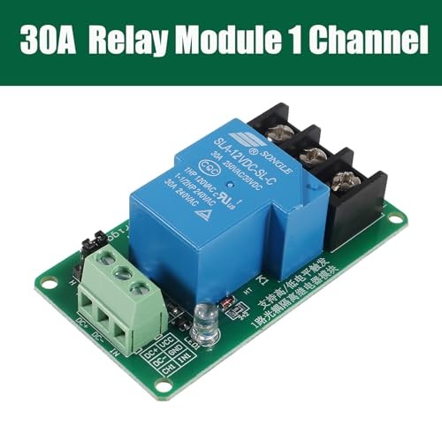 4pcs 12V 30A 1-Channel Relay Module High Low Level Trigger 12V-1 Channel-4pc