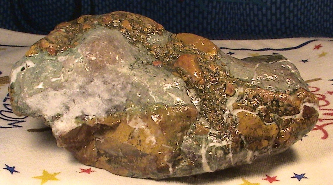Dendritic Chalcedony Ocean Jasper Agate, Rough Lapidary Rock, 6 LBS, 15 OZ, R261