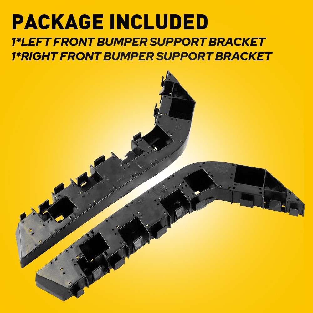 Pair Front Bumper Retainer Bracket for Honda 2016-2021 Civic Left Right Side EOA