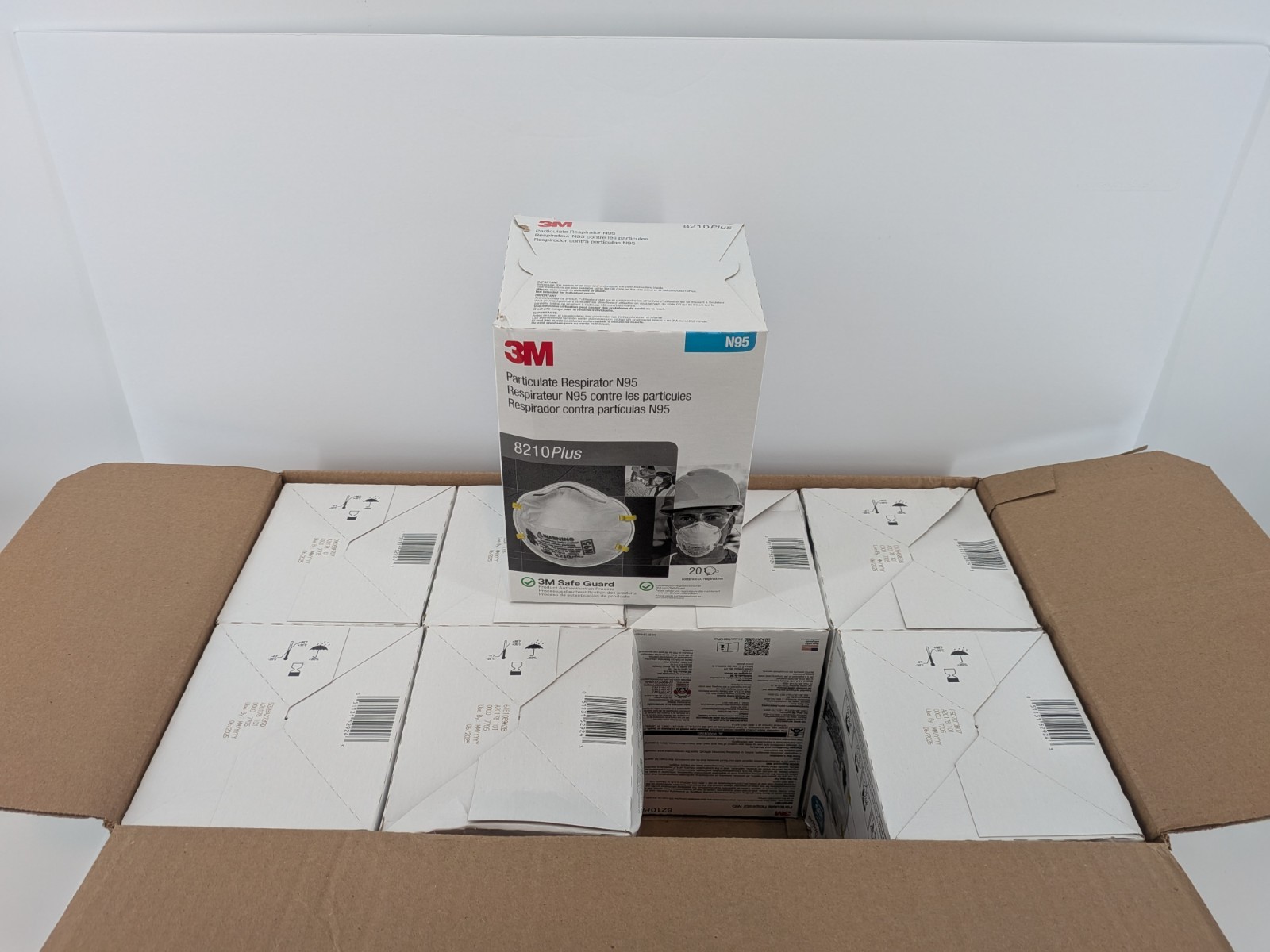 3M 8210 Plus N95 Particulate Respirator Masks | Case of 160 | Brand New