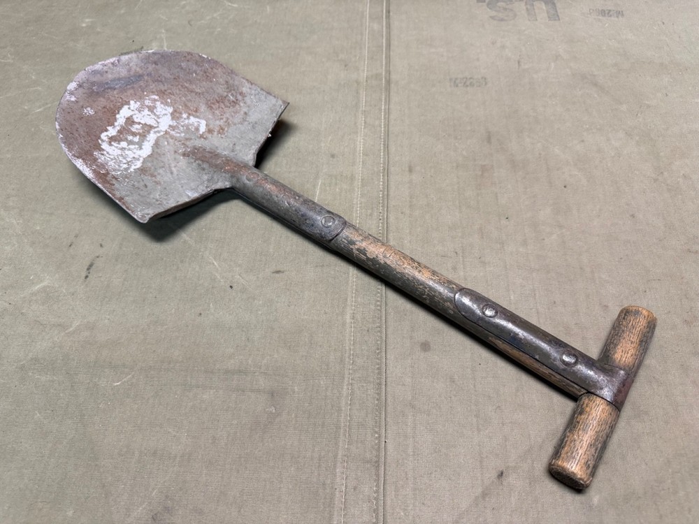 ORIGINAL WWI WWII US ARMY M1910 T-HANDLE FIELD E-TOOL ENTRENCHING SHOVEL