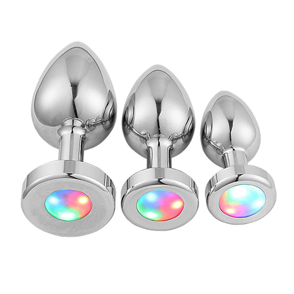 L.E.D Light Up Butt Plug (3 Sparkling Patterns) Anal Booty Late Night Light Show