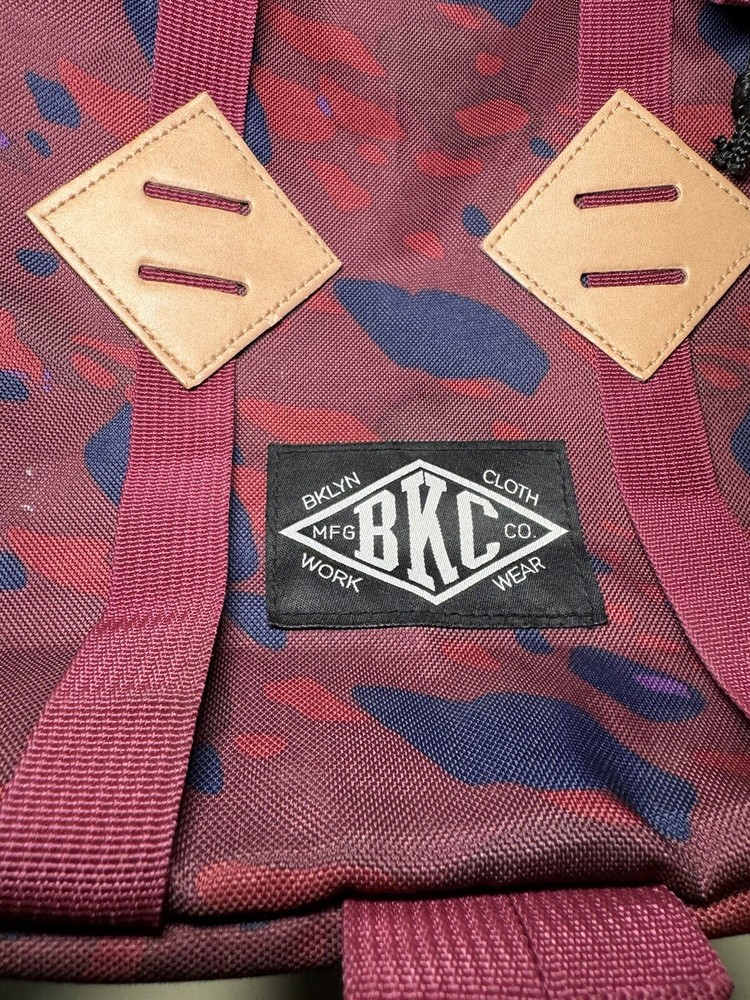 Bklyn Bkc Camo Backpack Purple Maroon Black