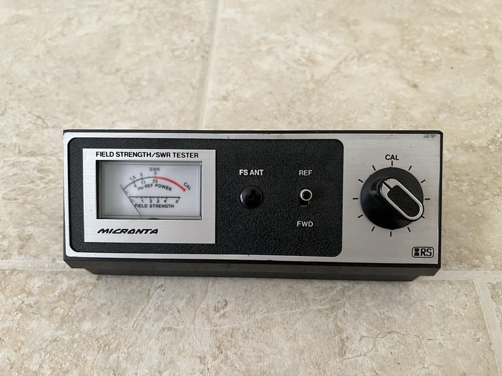 Field Strength and SWR Tester | Micronta | Untested As Is