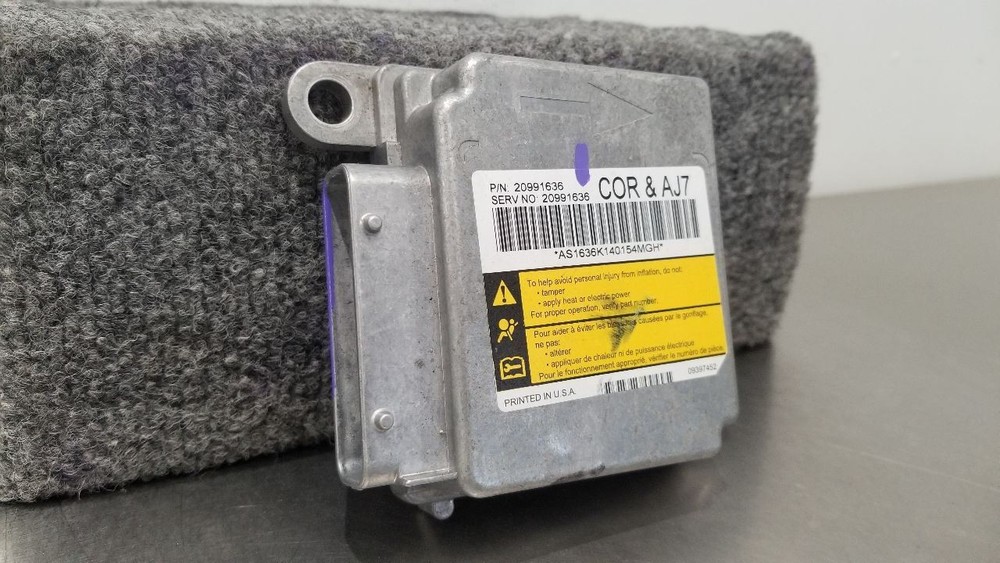 12 CHEVY CORVETTE C6 SRS CONTROL MODULE 20991636