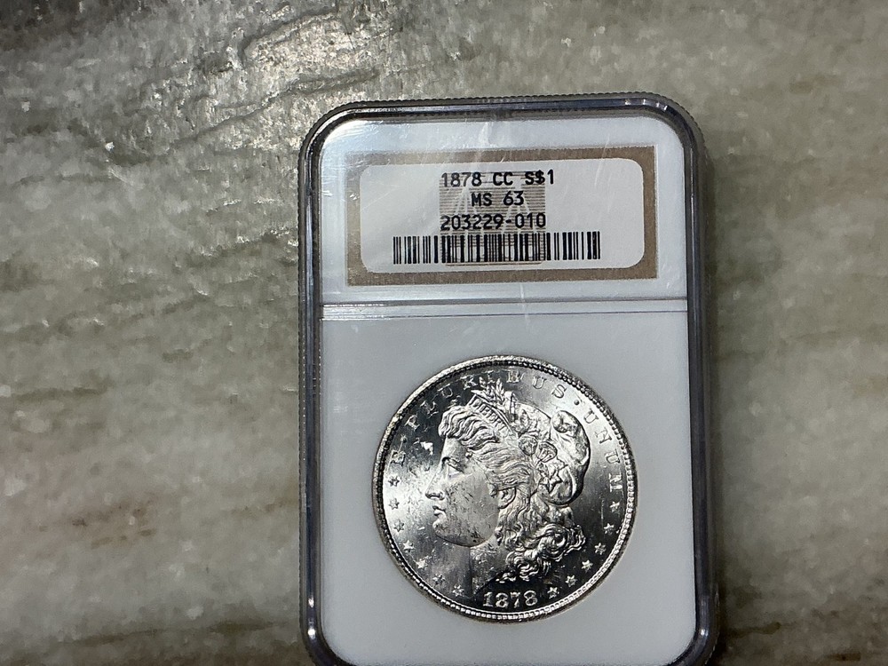1878-CC Silver Morgan Dollar MS63
