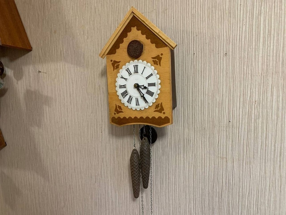 Soviet Vintage Cuckoo clock, USSR clock, Soviet working clock, Working cuckoo