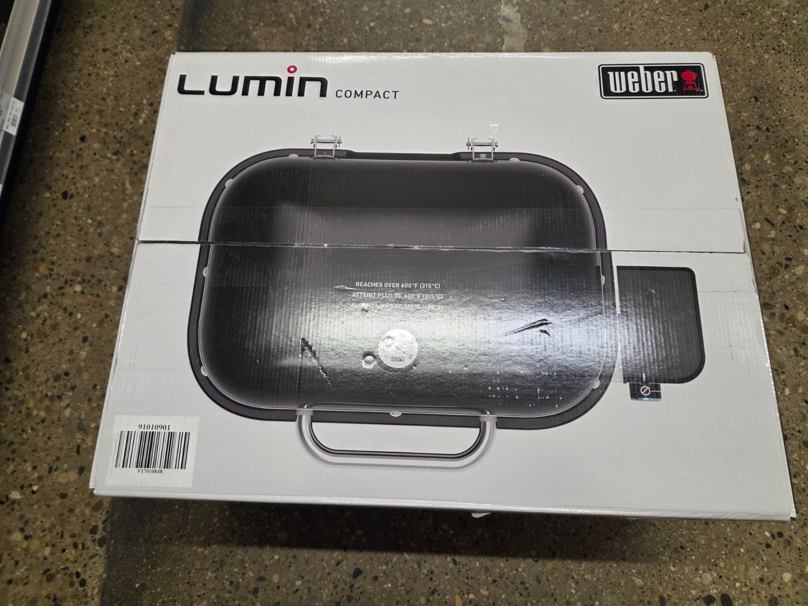 Weber Lumin Compact Electric Grill Black 91010901 NEW Sealed Box