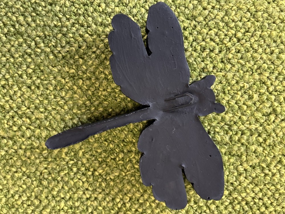 Newly created cement Dragonfly