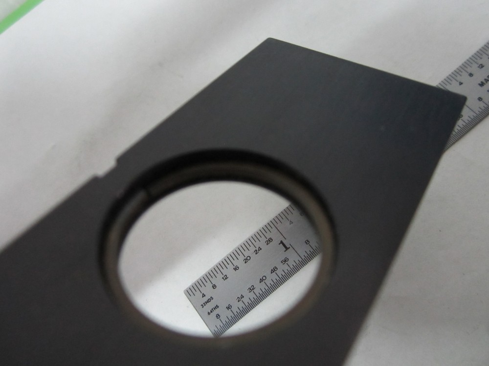 MICROSCOPE PART SLIDE COATED FILTER LEITZ GERMANY OPTICS AS IS BIN#S2-33