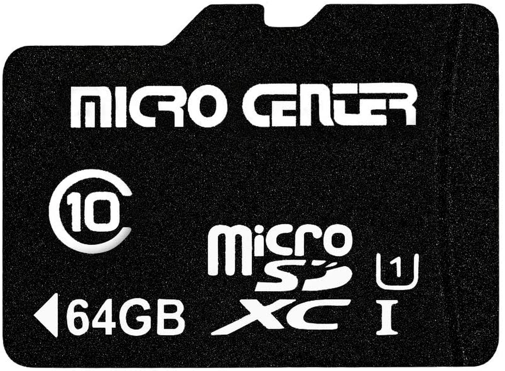 Micro Center 64GB Ultra microSDXC Class 10 Flash Memory Card with Adapter
