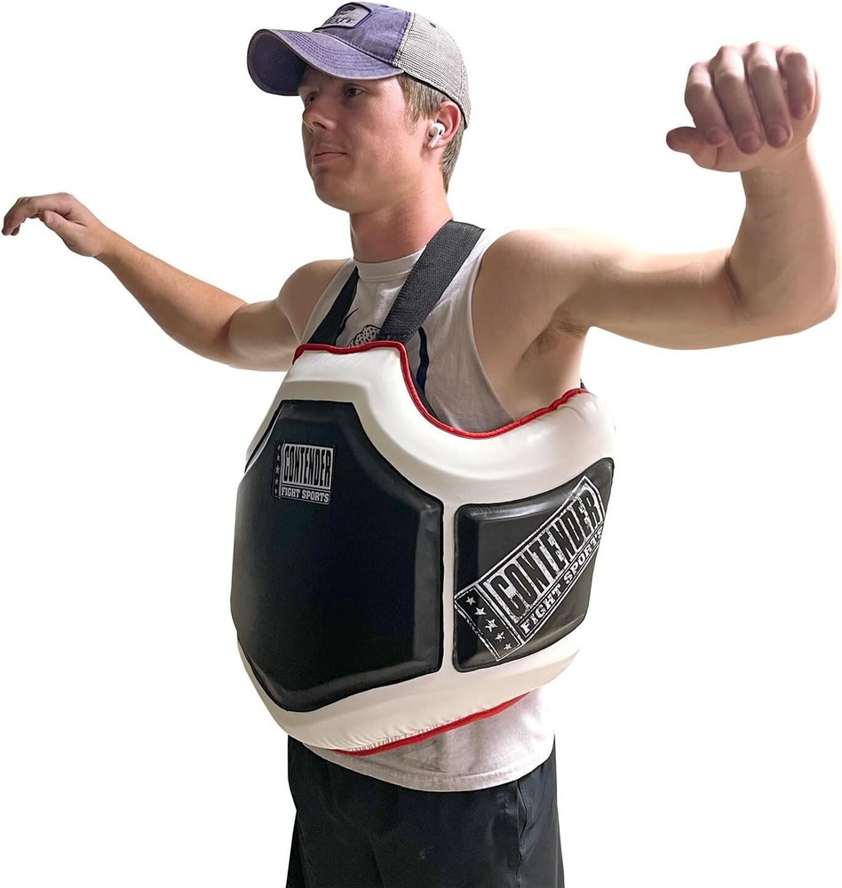 Heavy Hitter Boxing Body Protector Black/White