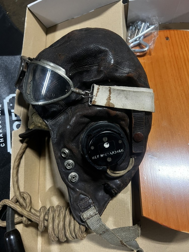 WWII Type A-14 Oxygen Mask MED Army Air Force AAF - IN BOX - NOS with manuals