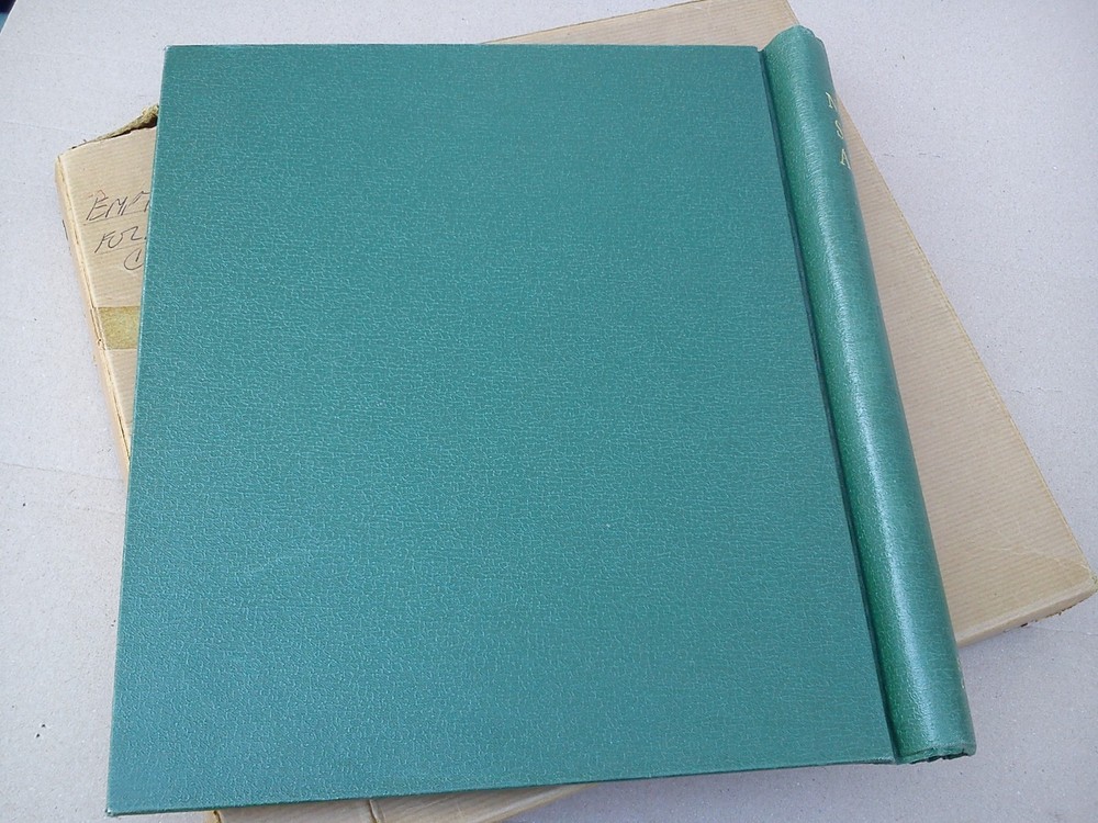 Stanley Gibbons Springback New Age Stamp Album Folder Binder Storage Green EMPTY