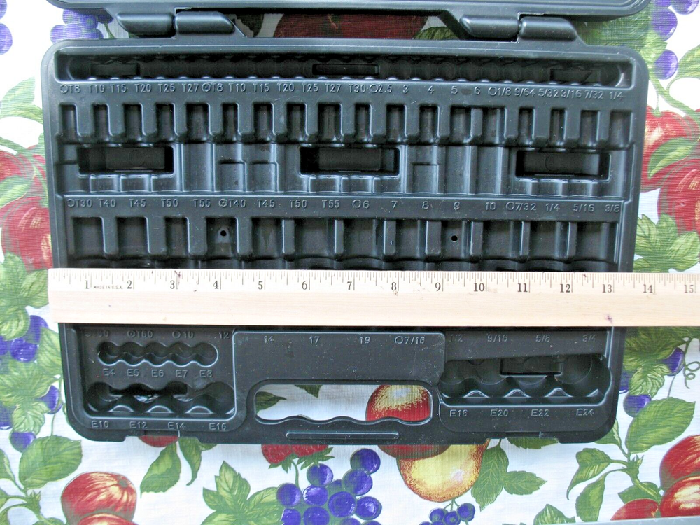 NEW EMPTY Gearwrench 84 pc Hex and Torx Bit Socket Case *EMPTY CASE* 80742