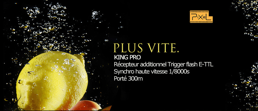 STORAGE - 50%! PIXEL KING PRO Canon Transmitter/Receiver - Flash Trigger