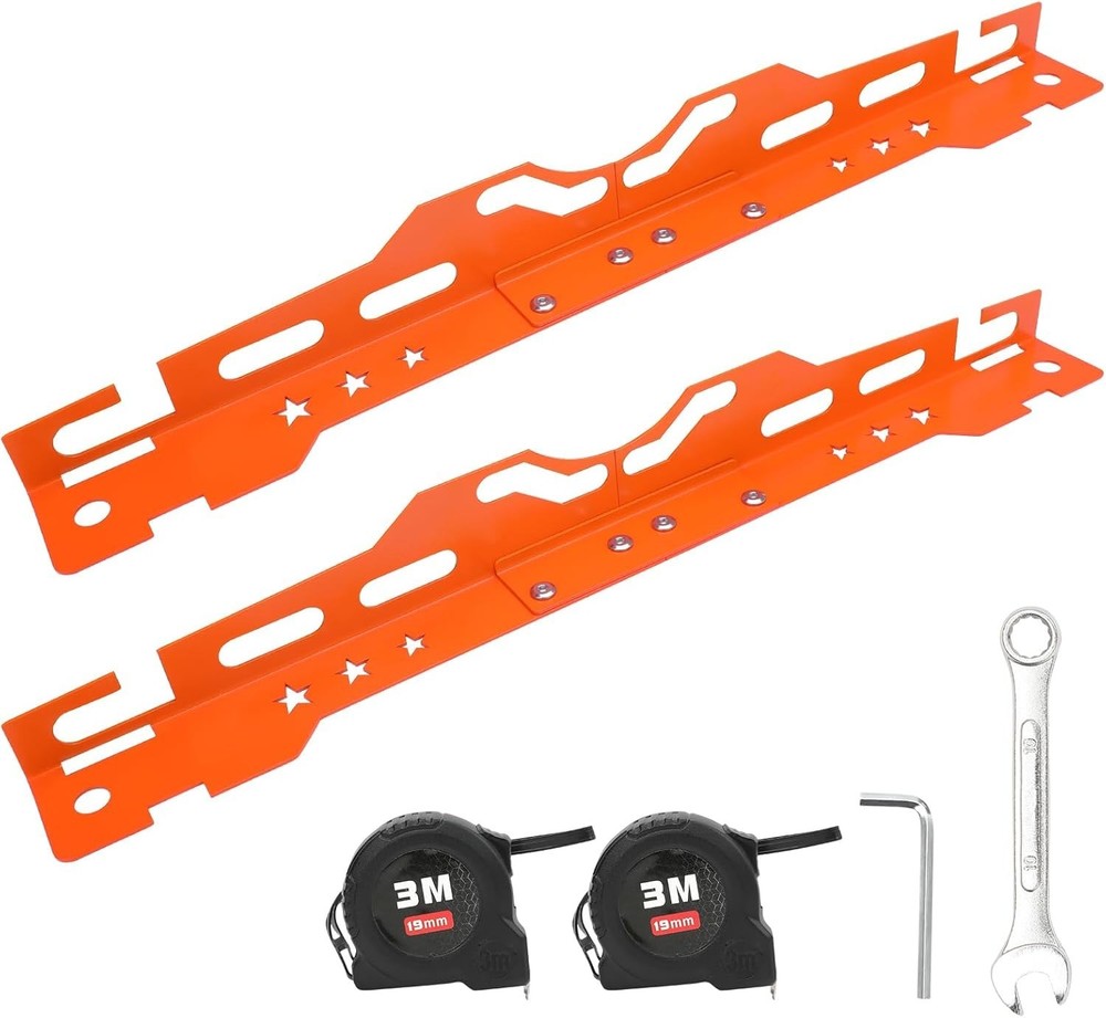 2 Pcs Toe Alignment Tool Plates, Wheel Alignment Tool Plate with 2Pcs Tape Me...