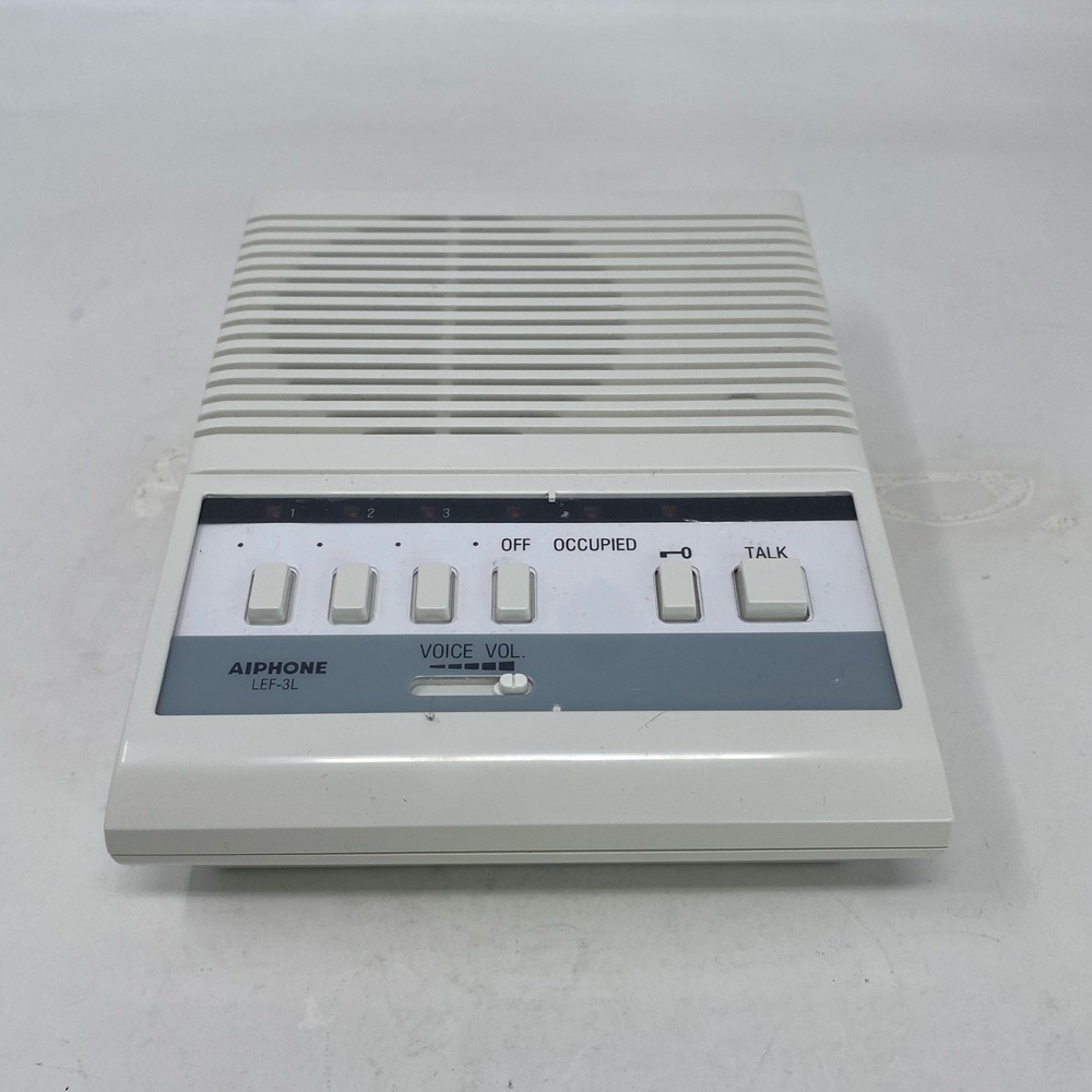 Aiphone LEF-3L 3-Call Master Intercom Station, White 12-Conductor