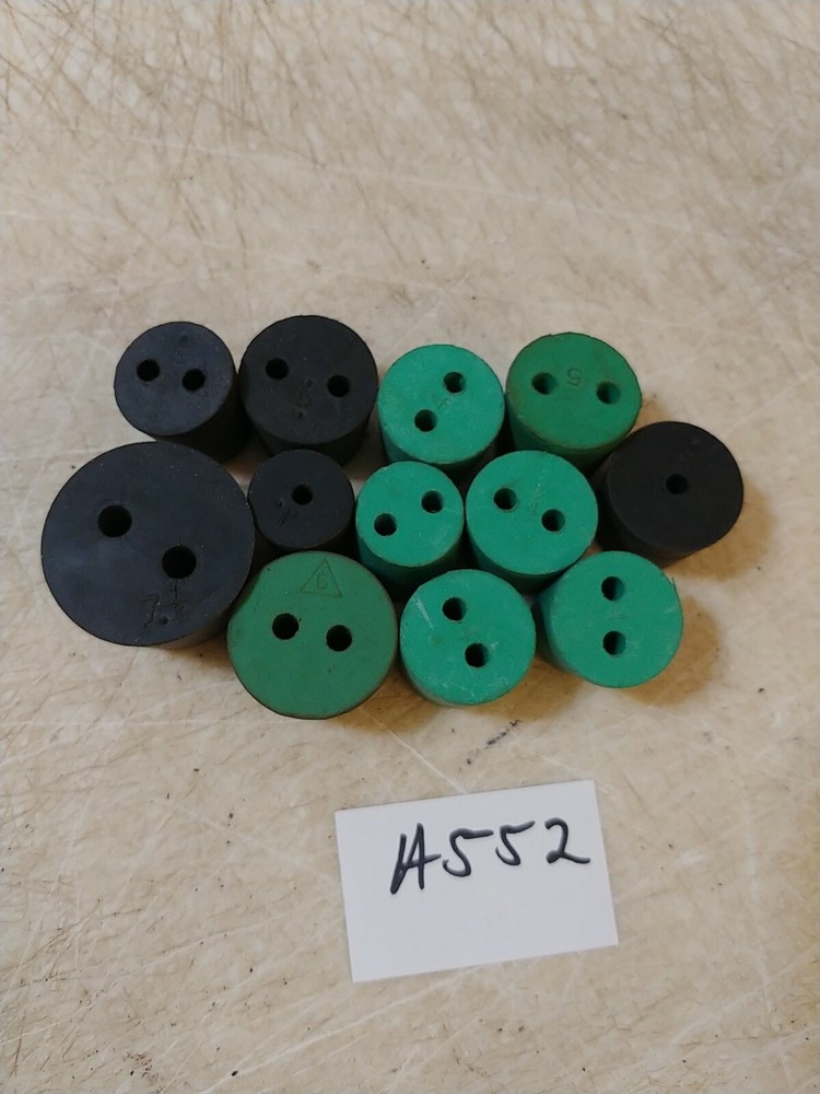 ASSORTED LABORATORY RUBBER STOPPERS