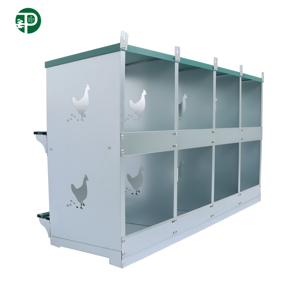 For Chicken Laying Eggs Hens Chicken Coop Box Chicken Nesting Boxes 8 Hole