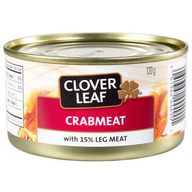 Clover Leaf Crabmeat, 120g/4.2 oz
