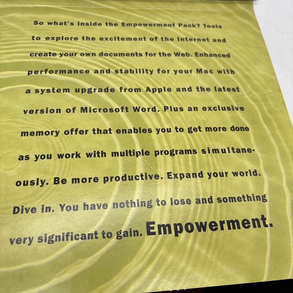 The Microsoft Empowerment Pack For The MAC CDROM