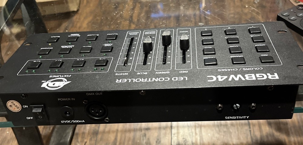 ADJ RGBW4C LED Controller . American DJ. Never Used, Missing Power Adapter