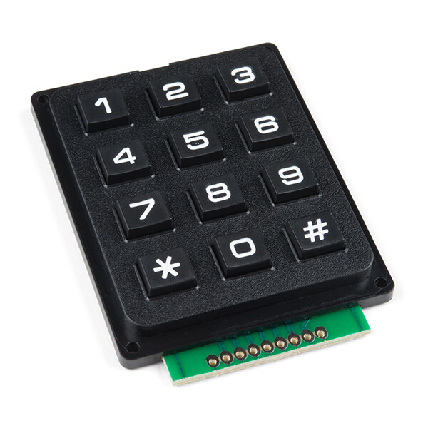 [ SparkFun COM-14662 ] Keypad - 12 Button