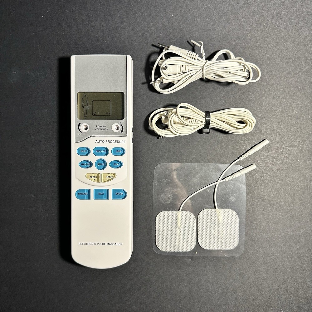 Electronic Pulse Massager PL-009 Adjustable Power, Auto Procedure - Used!