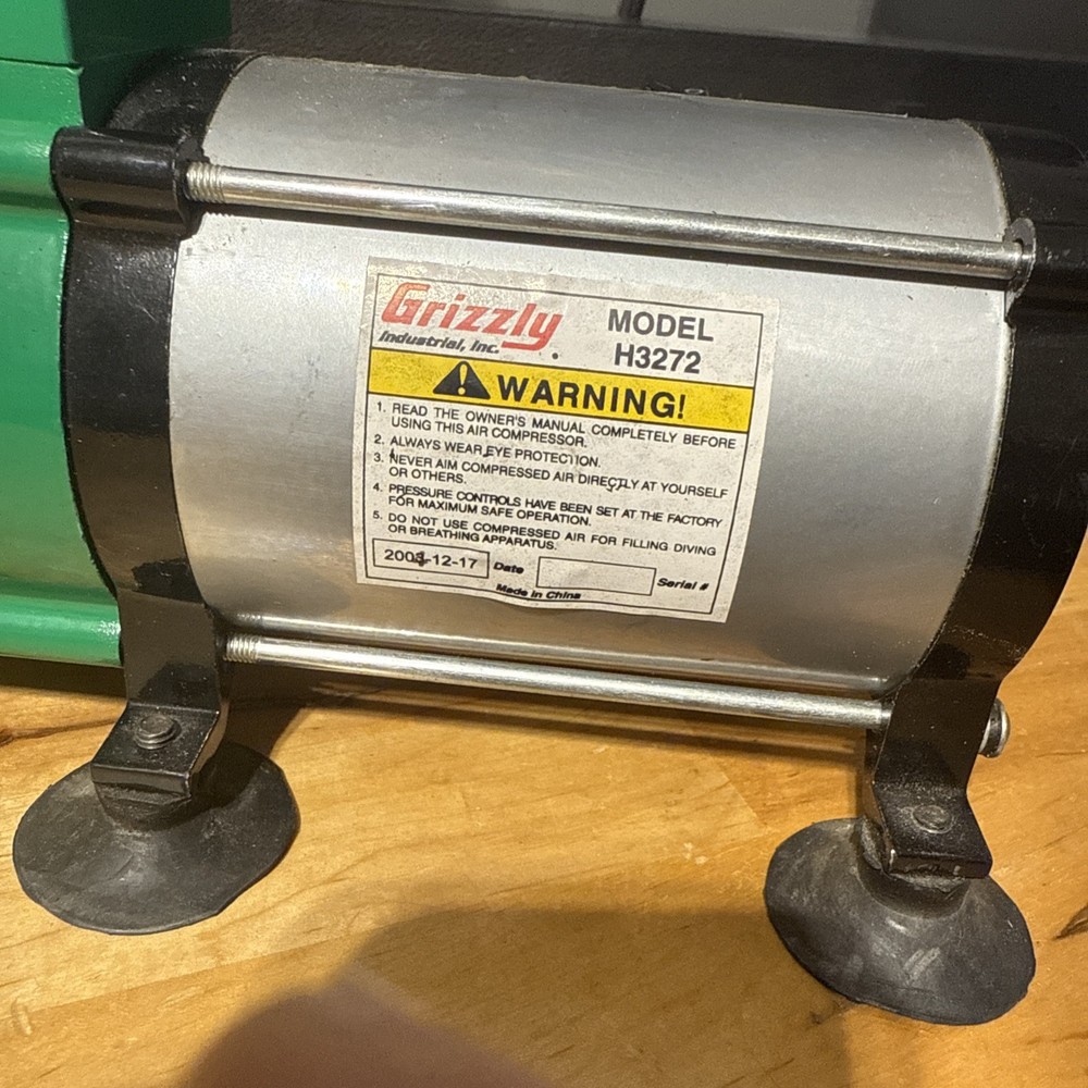 Grizzly Model H3272 compressor