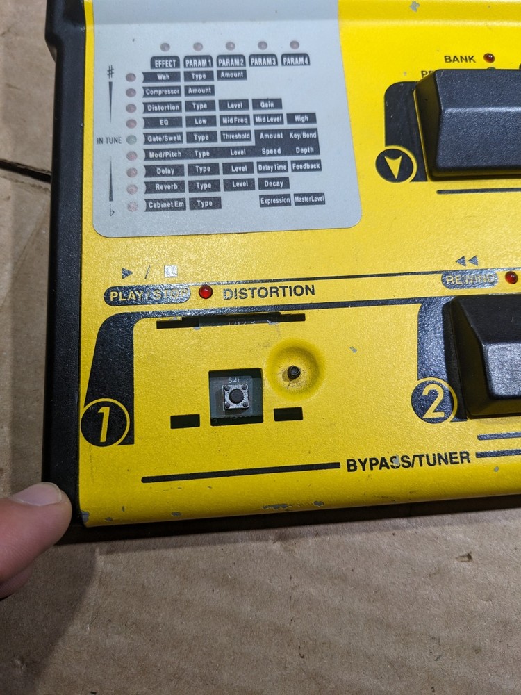 DigiTech RP-3 Guitar Multi-Effect Pedal Signal Processor Used