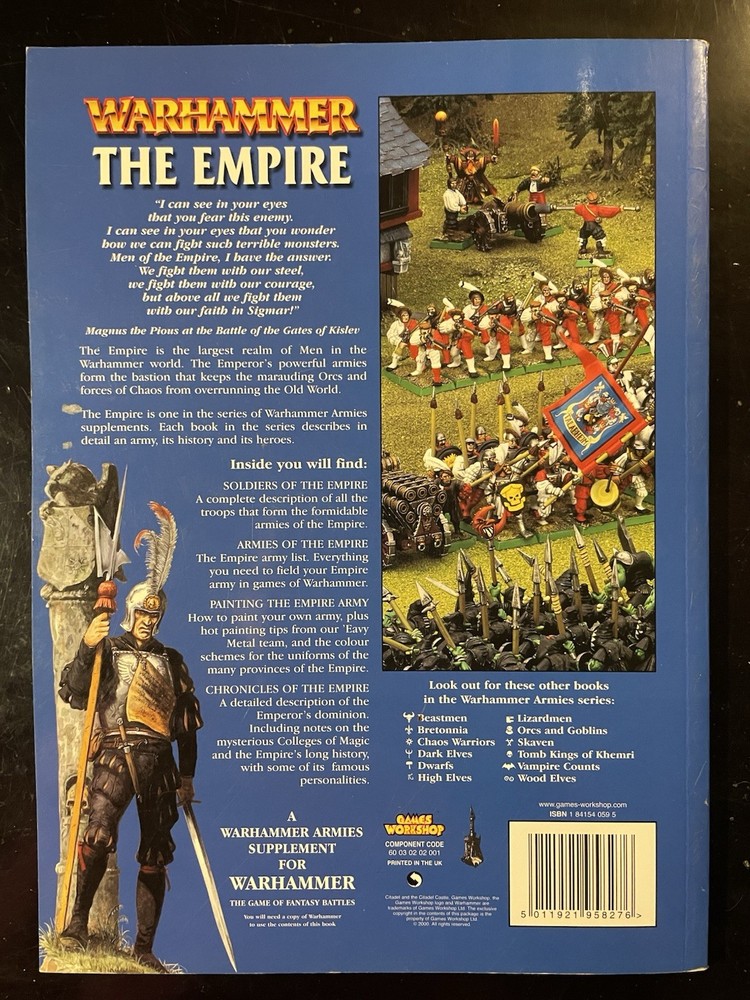 Warhammer The Empire Codex