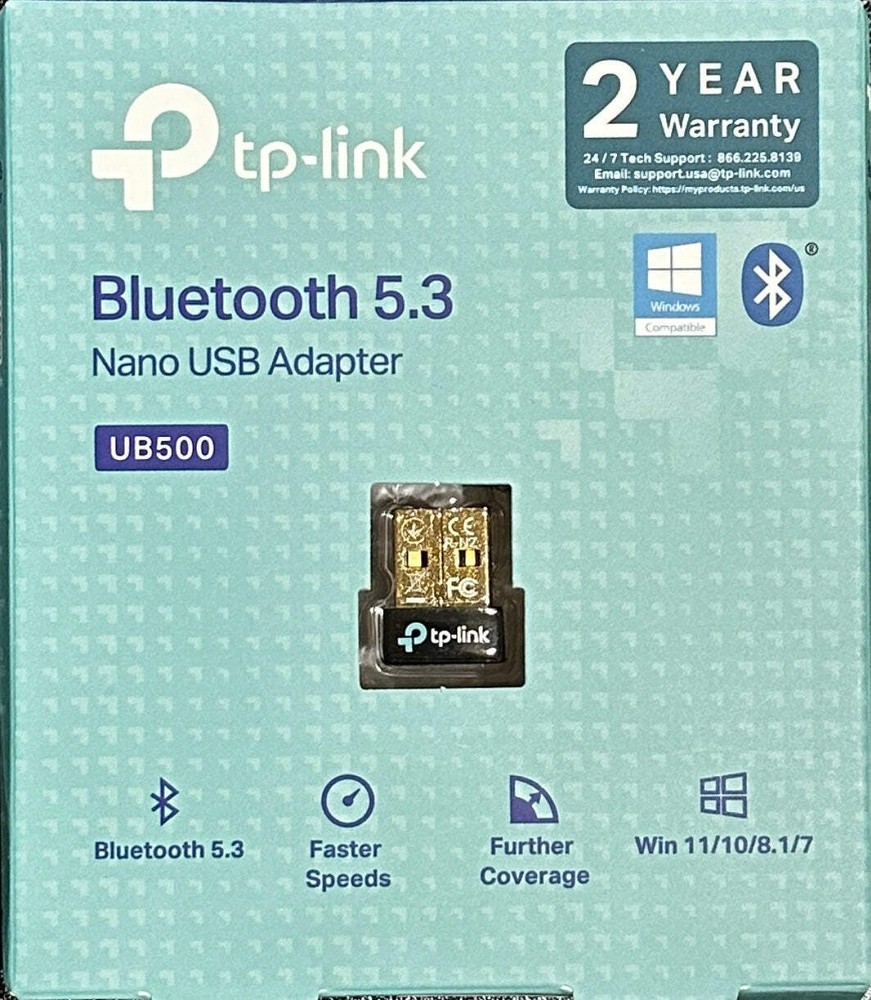 TP-Link UB500 Bluetooth 5.3 Wireless USB Dongle Adapter for PC Computer/XBox/PS4