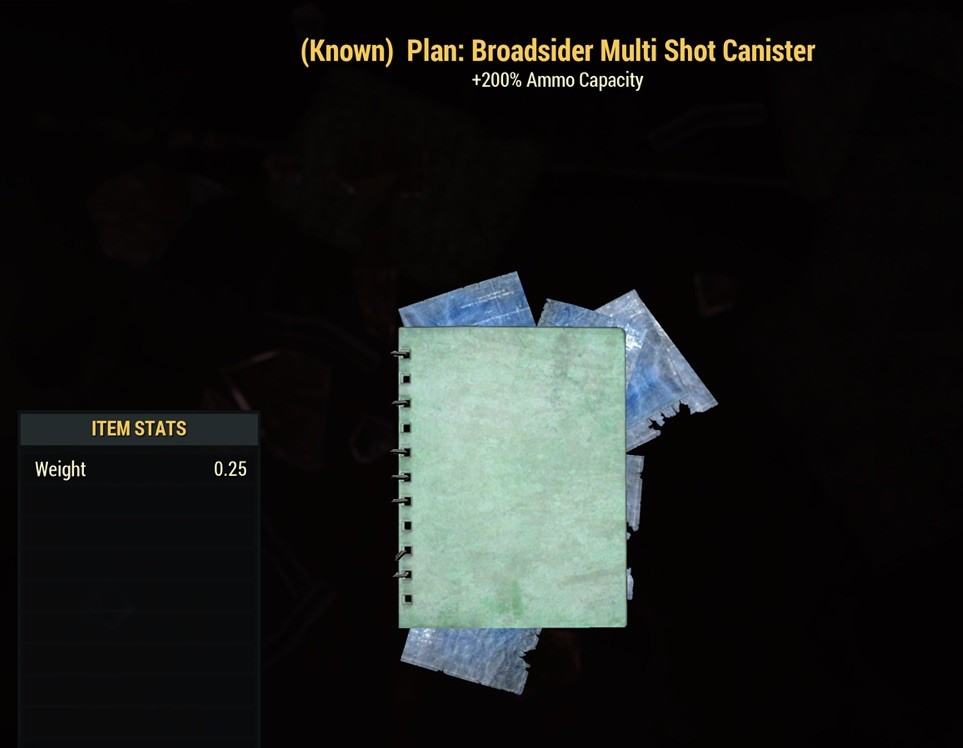 (Xbox) Broadsider Multi Shot Canister Plan