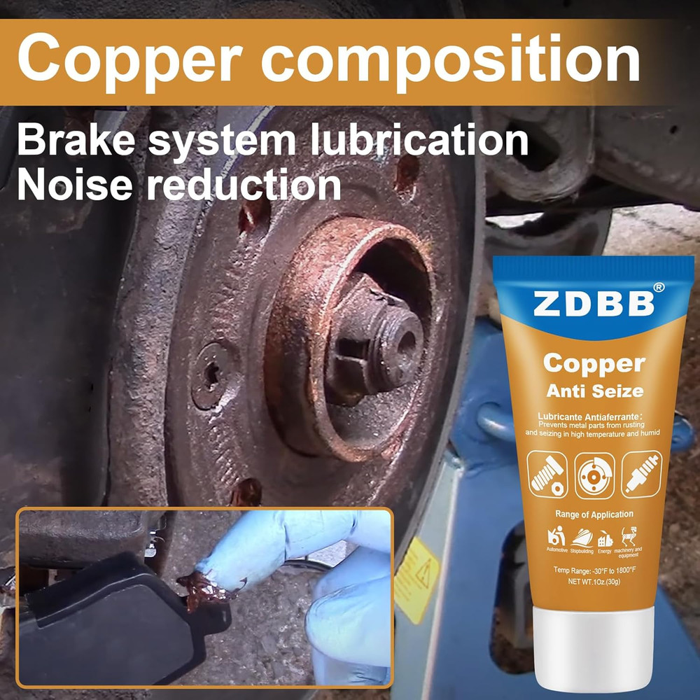 Copper Anti Seize Thread Lubricant High Temp Anti-Seize Grease Compound for Auto