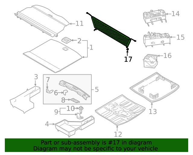 Genuine Ford Cargo Net FT4Z78043B62A