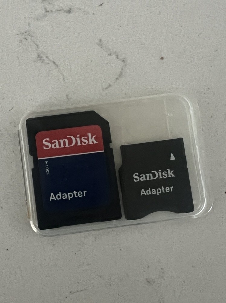 Sandisk Micro SD Card Adapters Set In Case