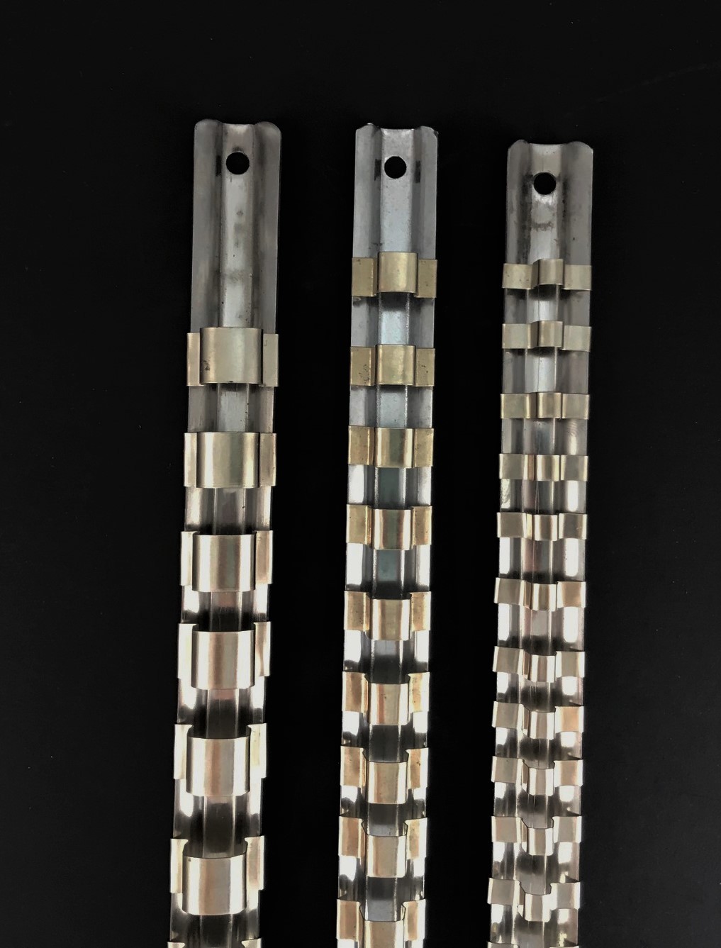 15pcs Socket Rails 1/4" 3/8" 1/2" 16 Clip On Rail Tool Organizer Storage US SHIP