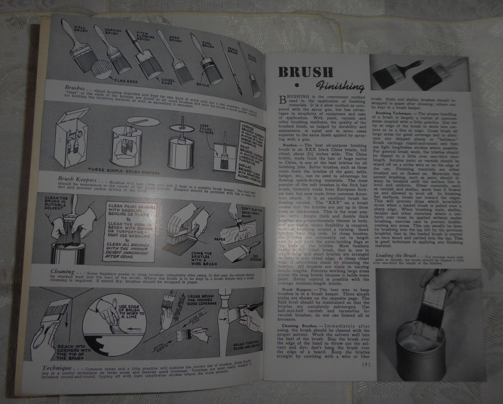 Vintage 1940 Practical Finishing Methods Book No 4543