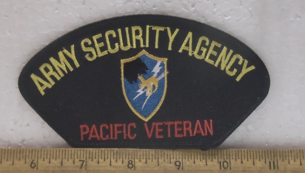 US Army Security Agency - Pacific Veteran Embroidered Patch