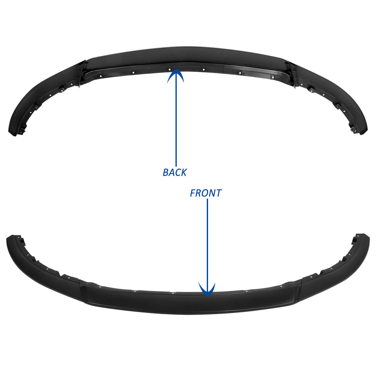 For 13-14 Ford Mustang Matte RP Style Front Lower Bumper Lip Splitter Spoiler