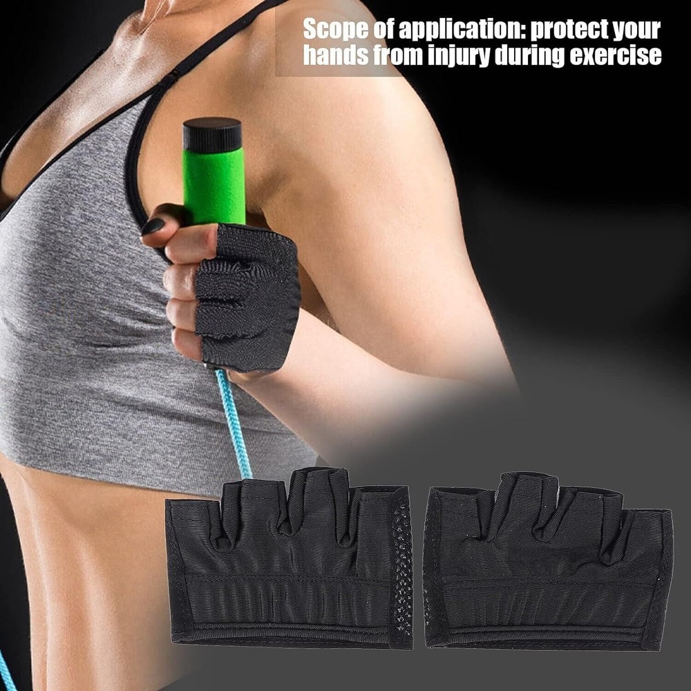 Workout, Pull Ups, Rowin Fabric Exercise Gloves for Heavy Weight Training
