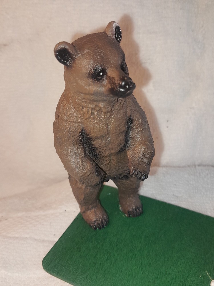 Miniature Outhouse Decor - Bear visitor!