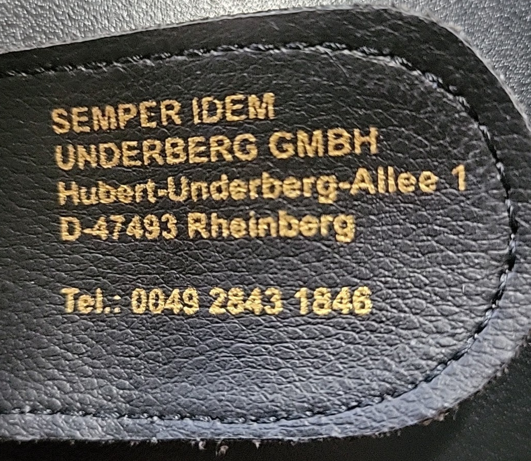 Original Underberg Leather Ammo Belt New in Bag with Free Shipping