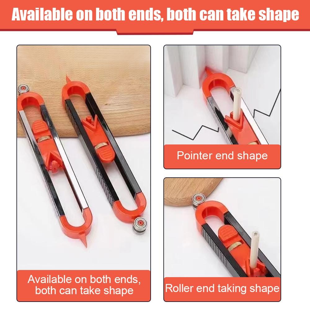 NEW Contour Gauge Profile Duplicator with Lock Precise Measuring Tool Woodwork